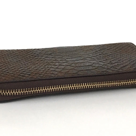 Michael Kors Snake Skin Embossed Wallet - Picture 3 of 10
